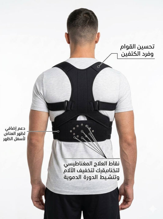 حزام تصحيح القوام المغناطيسي (Magnetic Posture Corrector Belt)
