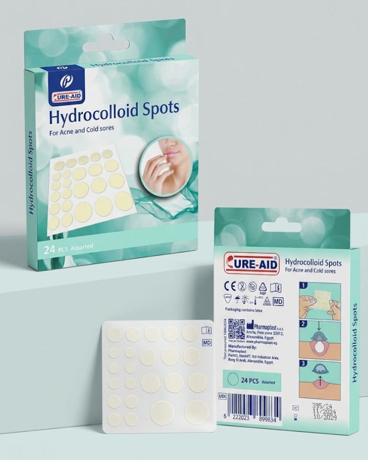 لاصقات الهيدروكولويد لعلاج حب الشباب (Hydrocolloid Acne Patches)