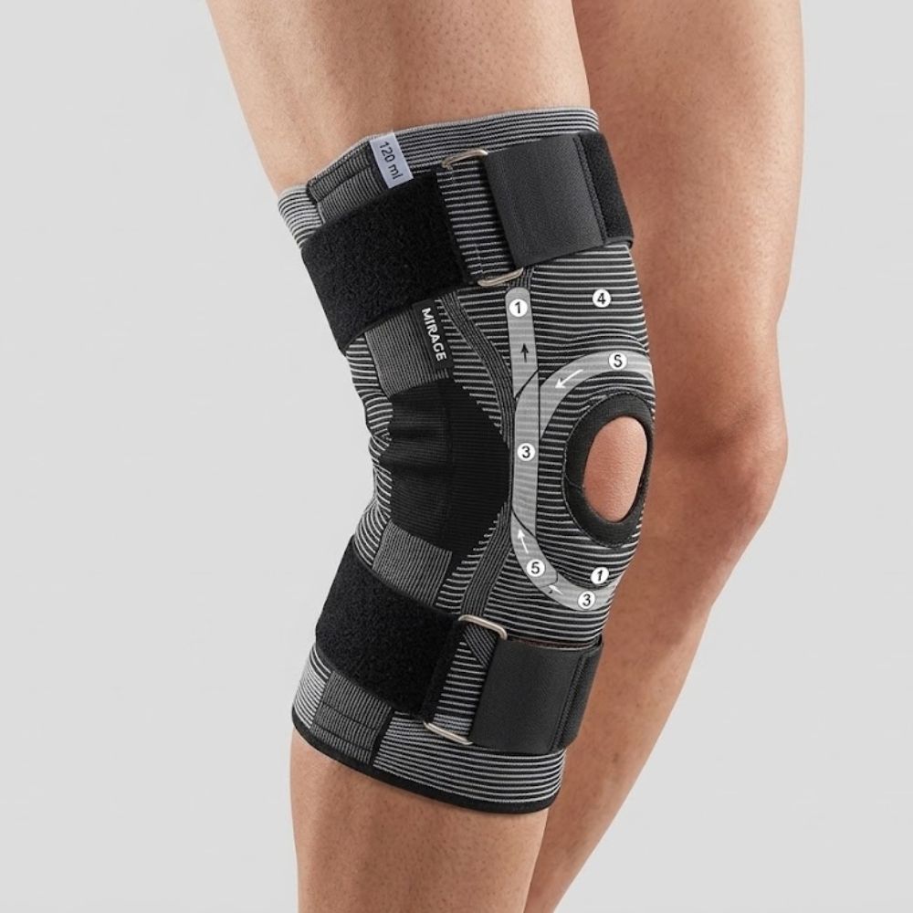 دعامة الركبة مع مثبت الرضفة (Knee Stabilizer with Patella Support)