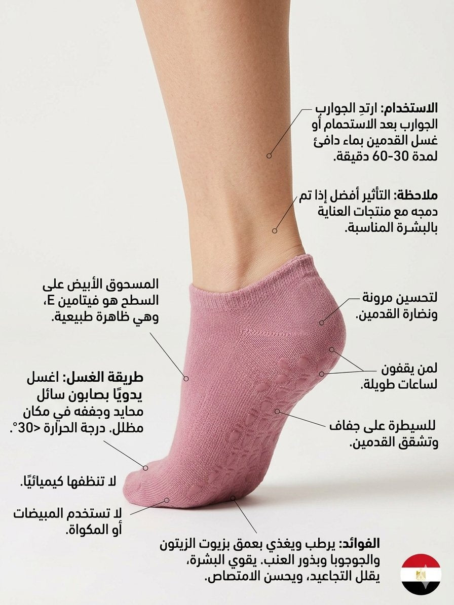 جوارب السبا الجيل المرطبة (SPA Gel Socks)
